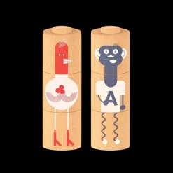 Elou Bath Toys|Age 2^3 Piece Cork Totem Stacking Toy