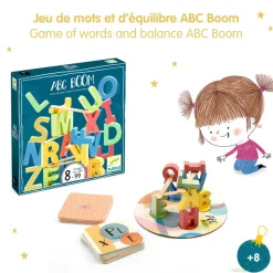 Djeco Stem Toys|Games^ABC Boom - Vocabulary and Dexterity Game
