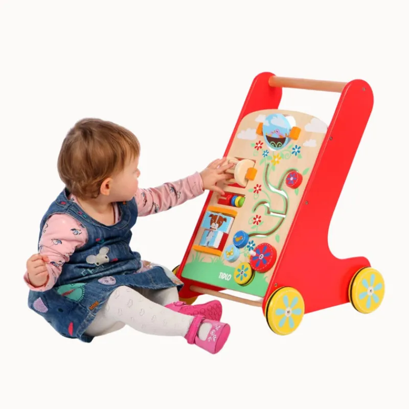 Tidlo Walkers / Push Along's|Age 2^Activity Walker - Wooden