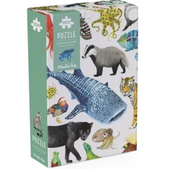 Moulin Roty Jigsaws / Puzzles|Age 9 & 10^Animals of the World - Jigsaw Puzzle