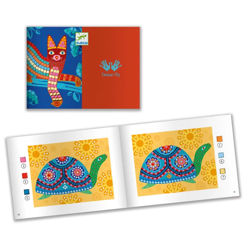 Djeco Art / Craft|Age 9 & 10^Art by Numbers Mosaics