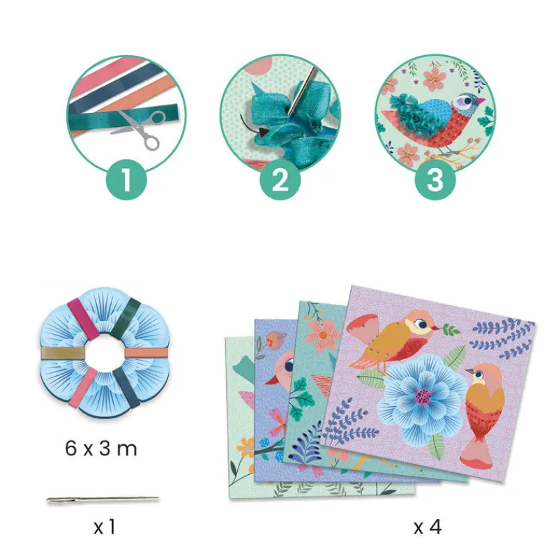 Djeco Art / Craft|Age 11 & 12^Artistic Loops Primavera Craft Kit