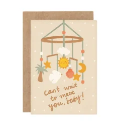 Lauren Sissons Studio Newborn|Baby Gifts^Baby Card - Can't Wait to Meet You (Gender Neutral)