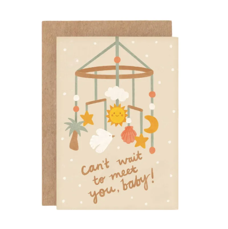 Lauren Sissons Studio Newborn|Baby Gifts^Baby Card - Can't Wait to Meet You (Gender Neutral)