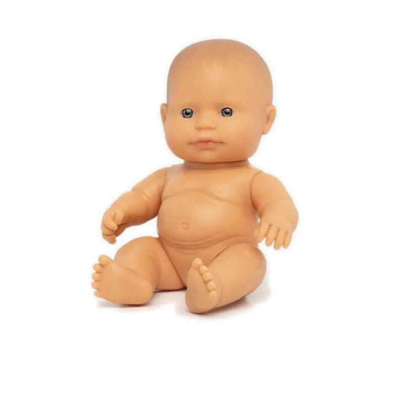 Miniland Dolls Dolls|Age 3^Baby Doll Caucasian Girl 21cm