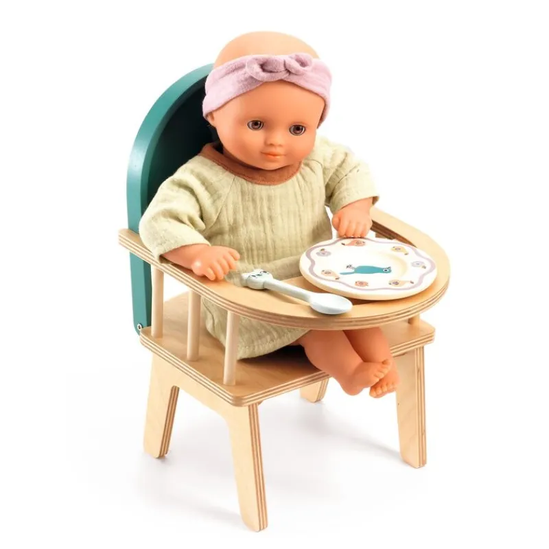 Djeco Dolls|Dolls^Baby Doll Wooden Chair