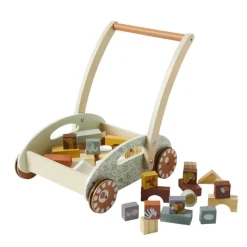 Zookabee Walkers / Push Along's|Age 1^Baby Walker With Blocks (34-Piece)