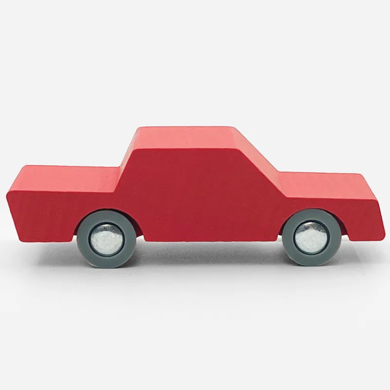 Waytoplay Wooden Vehicles|Vehicles / Cars / Trucks^Back & Forth Car - Red