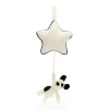 Jellycat Musical / Auditory|Jellycat Toys^Bashful Black & Cream Puppy Music Pull