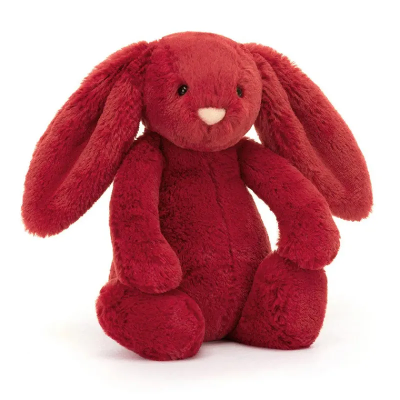 Jellycat Jellycat Christmas|Jellycat Toys^Bashful Cranberry Bunny Little