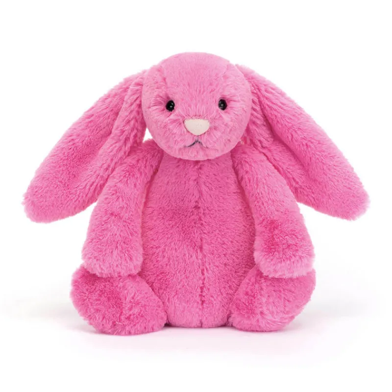 Jellycat Retired Age 7 & 8^Bashful Hot Pink Bunny Little