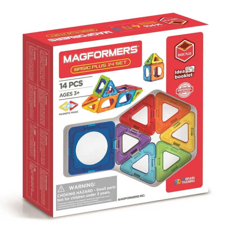 Magformers Stem Toys|Construction^Basic Plus 14 Set
