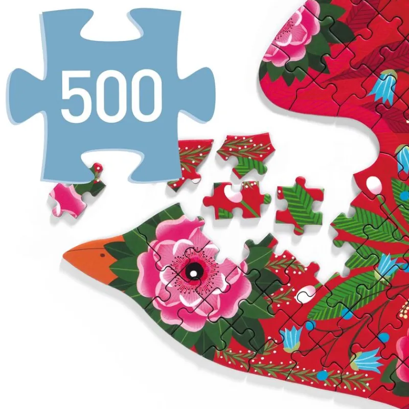 Djeco Jigsaws / Puzzles|Teenager^Bird Art Puzzle - 500 Piece