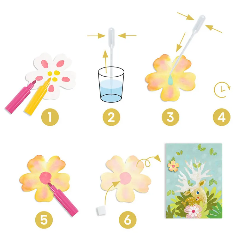 Djeco Art / Craft|Age 5 & 6^Blotting Paper Drawing Set