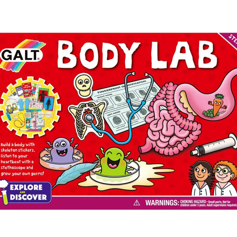 Galt Stem Toys|Age 7 & 8^Body Lab STEM Discovery Kit