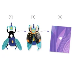 Djeco Art / Craft|Age 11 & 12^Bugs 3D Poster Craft