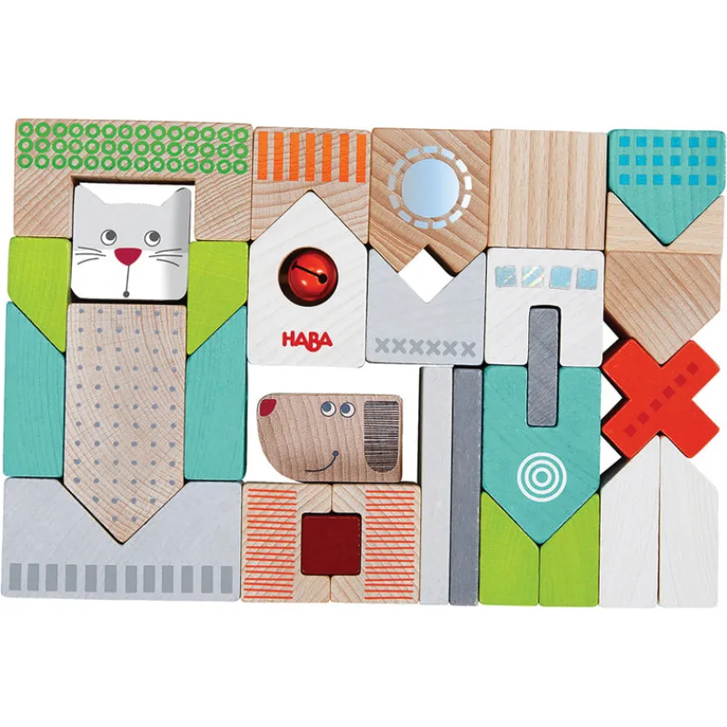 Haba Wooden Blocks|Construction^Building Blocks Dog and Cat