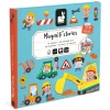 Janod Age 5 & 6|Age 4^Building Site Magnetic Story