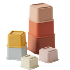 Nordic Kids Early Learning|Stacking / Sorting^Charli Silicone Square Stacker