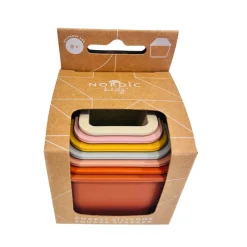 Nordic Kids Early Learning|Stacking / Sorting^Charli Silicone Square Stacker