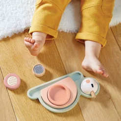 Janod Wooden Puzzles|Early Learning^Cocoon Stacking Sensory Snail