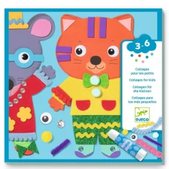 Djeco Art / Craft|Age 4^Collage Kit - Little Sweethearts