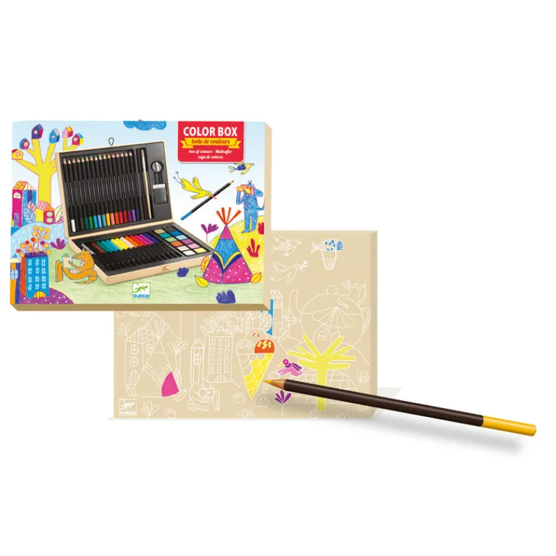 Djeco Art / Craft|Age 9 & 10^Colour Box Artist Set