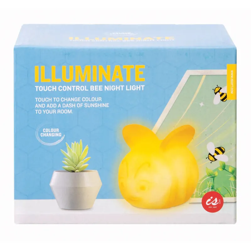 IS Gifts Age 7 & 8|Age 5 & 6^Colour Changing Bee Night Light