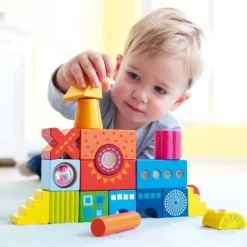 Haba Wooden Blocks|Stem Toys^Colour Joy Building Blocks (Germany)