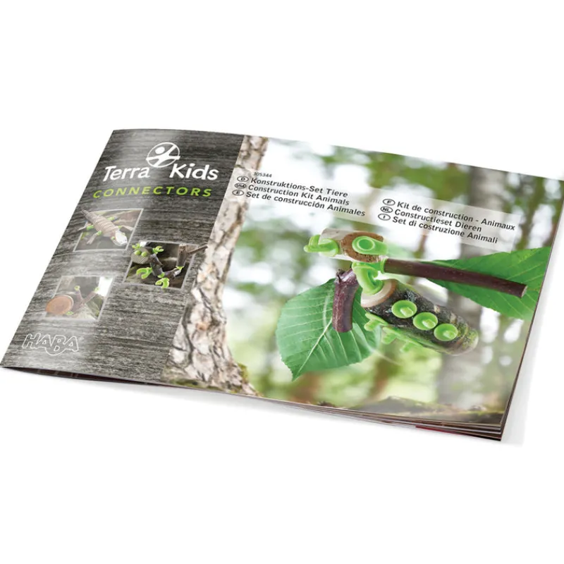 Haba -Terra Kids Stem Toys|Nature / Exploration^Connector Animals (45 piece)