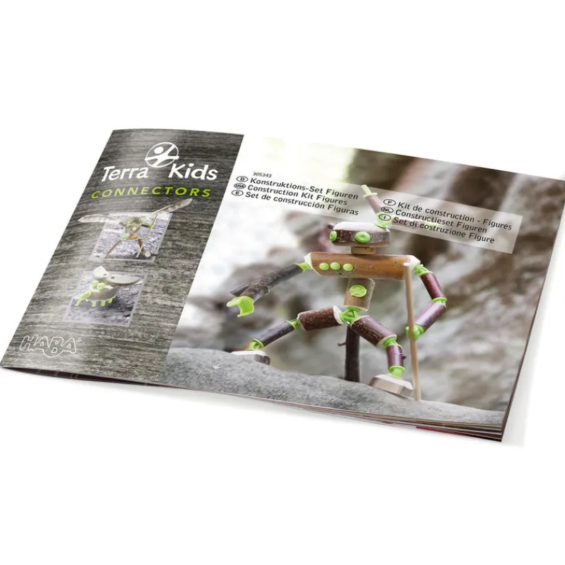 Haba -Terra Kids Stem Toys|Nature / Exploration^Connector Figures (66 piece)