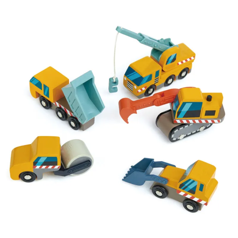 Tender Leaf Toys Vehicles / Cars / Trucks|Cars / Trains / Planes^Construction Car Set