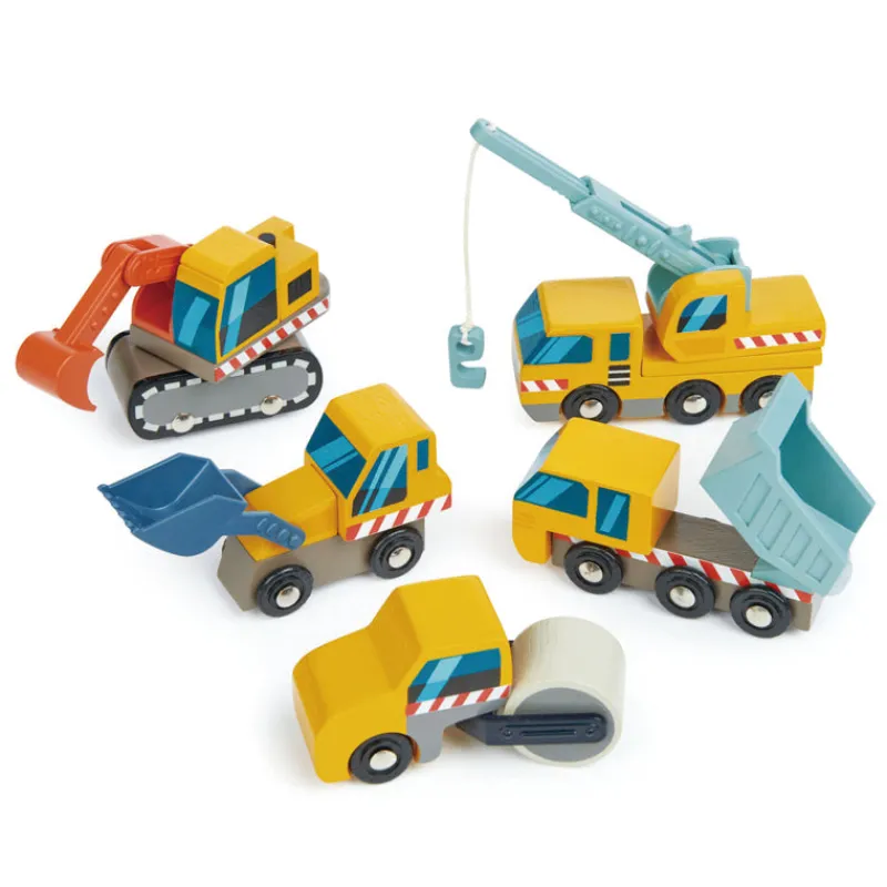 Tender Leaf Toys Vehicles / Cars / Trucks|Cars / Trains / Planes^Construction Car Set