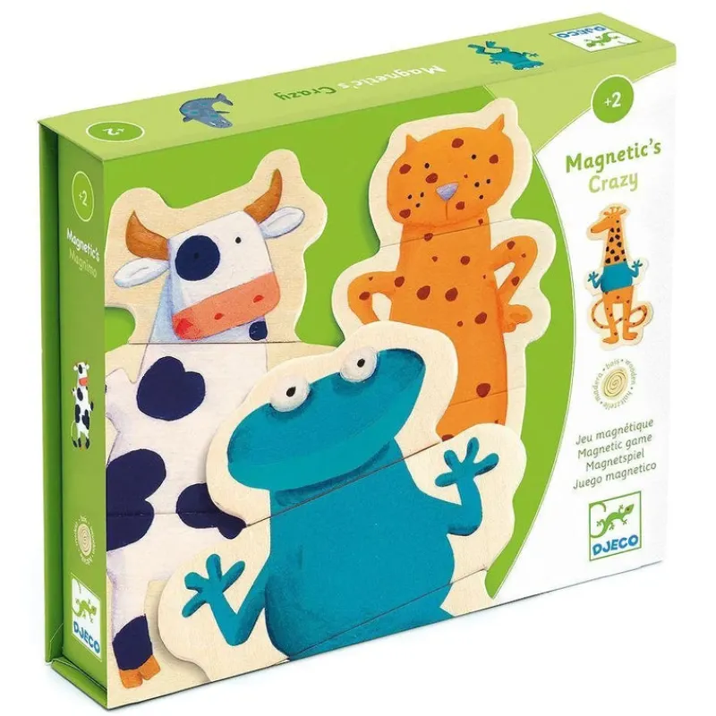 Djeco Games|Age 4^Crazy Animal Mix 'N' Match