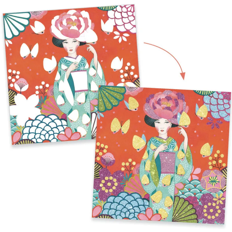 Djeco Art / Craft|Age 11 & 12^Daydream Glitter Boards Craft Activity