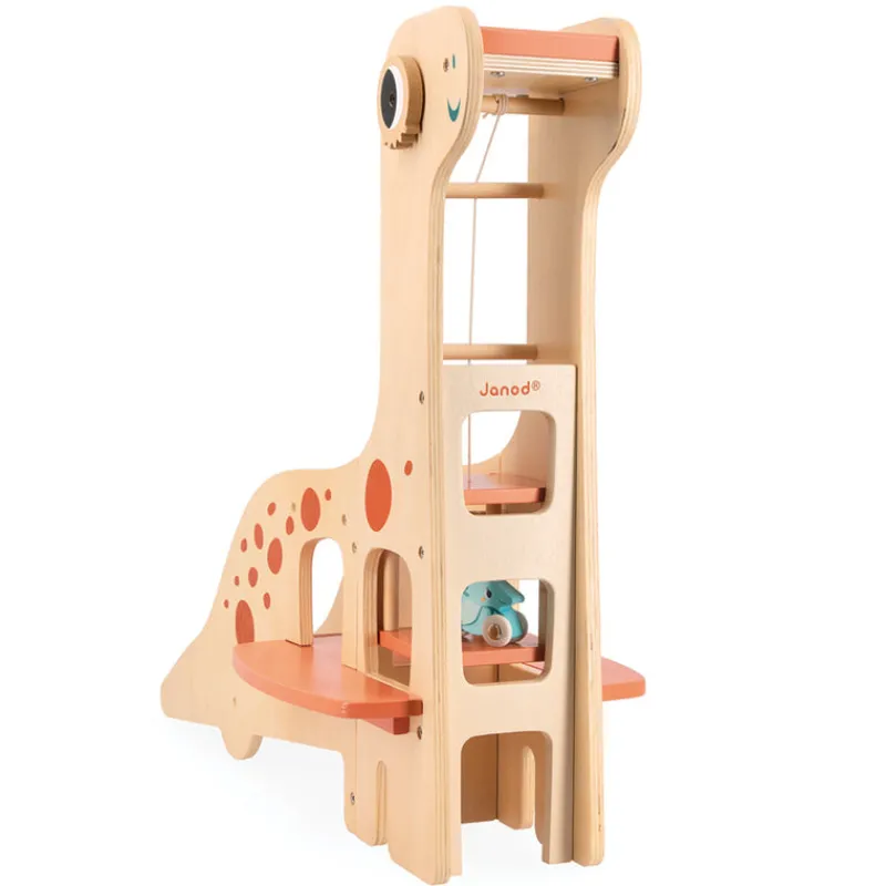 Janod Wooden Vehicles|Vehicles / Cars / Trucks^Dino Garage Playset