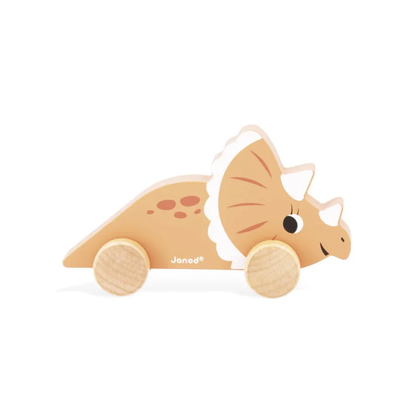 Janod Age 4|Age 3^Dino Push-Along (Assorted)