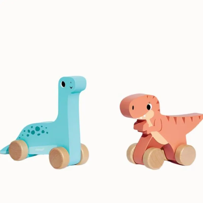 Janod Age 4|Age 3^Dino Push-Along (Assorted)