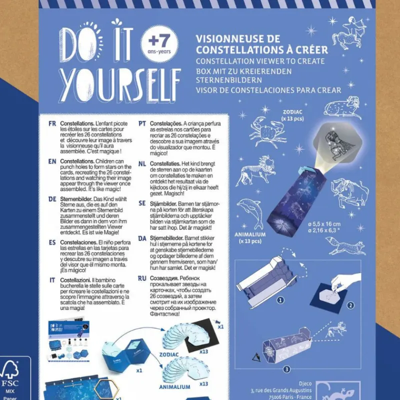 djeco Art / Craft|Teenager^DIY Constellation Viewer