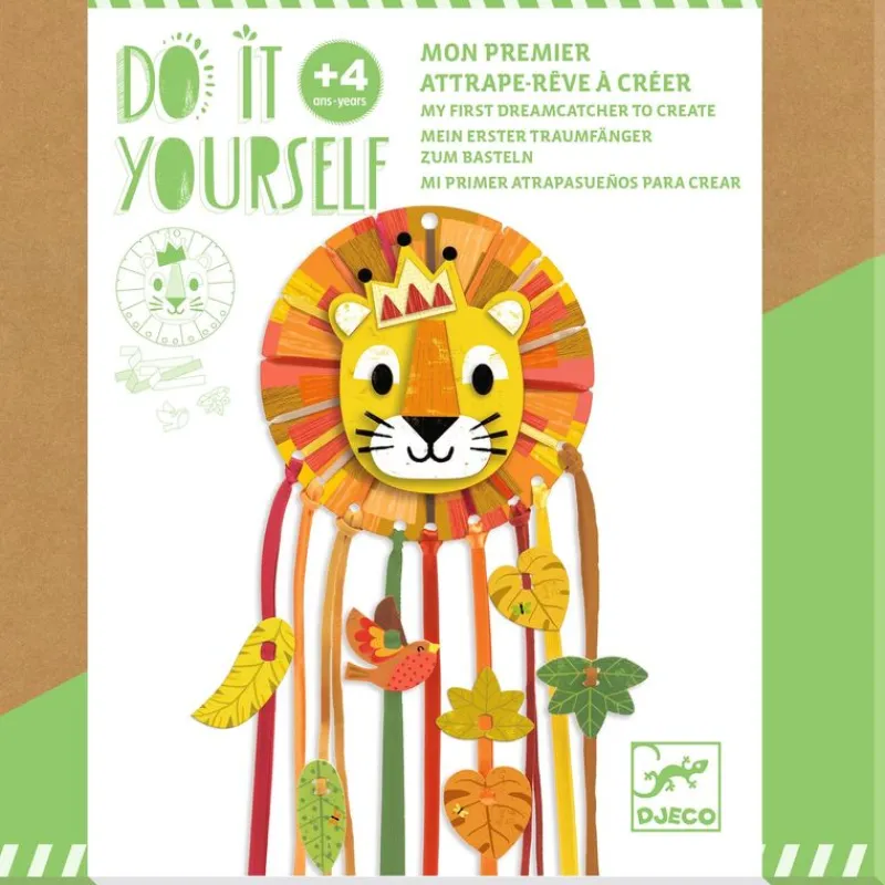 Djeco Art / Craft|Age 7 & 8^DIY Little Lion Dreamcatcher