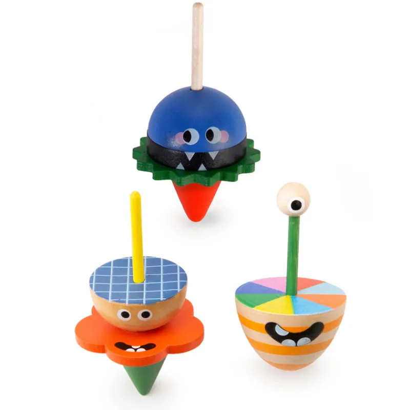 KIDOKI Age 9 & 10|Age 7 & 8^Dizzy Monster Spinning Top