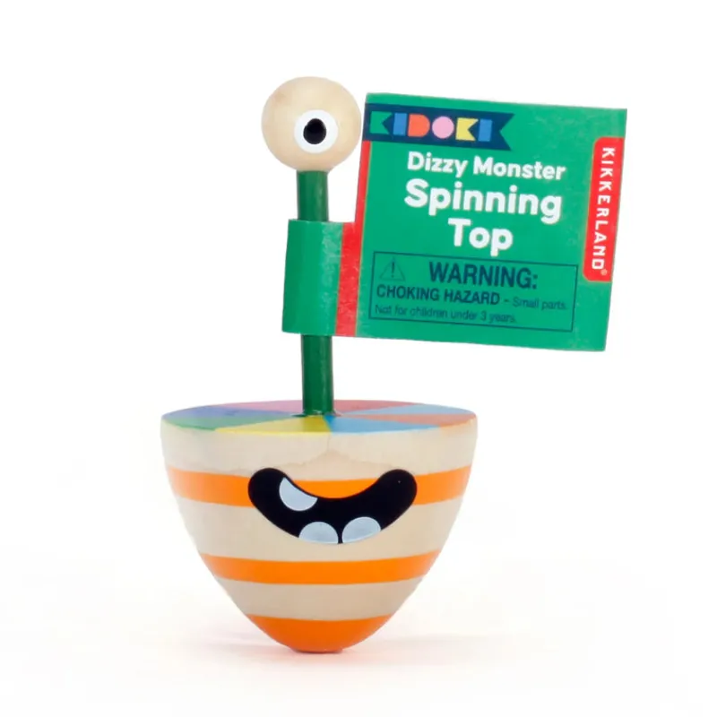 KIDOKI Age 9 & 10|Age 7 & 8^Dizzy Monster Spinning Top