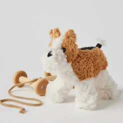 Pilbeam Living Push / Pull|Activity Toys^Dog Plush Pull Along