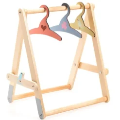 Djeco Dolls|Dolls^Dolls Clothing Rack with Hangers