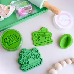 Play Sense Sensory Play|Age 7 & 8^Eco Playdough Stamp | Monster Truck