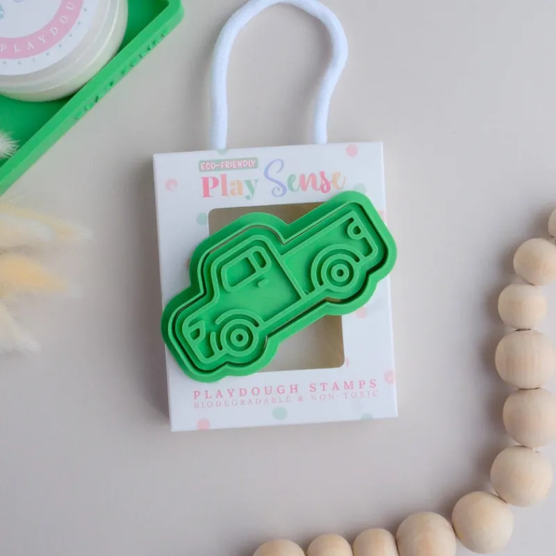Play Sense Vehicles / Cars / Trucks|Cars / Trains / Planes^Eco Playdough Stamp | Ute