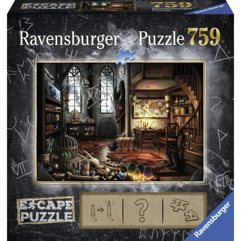 Ravensburger Stem Toys|Jigsaws / Puzzles^Escape Room Puzzle - Dragon Laboratory 759-Piece