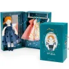 Moulin Roty Role Play|Dolls^Evening Dresses Suitcase + Doll