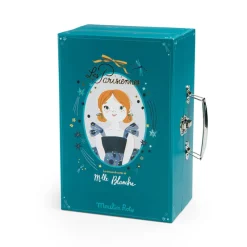 Moulin Roty Role Play|Dolls^Evening Dresses Suitcase + Doll