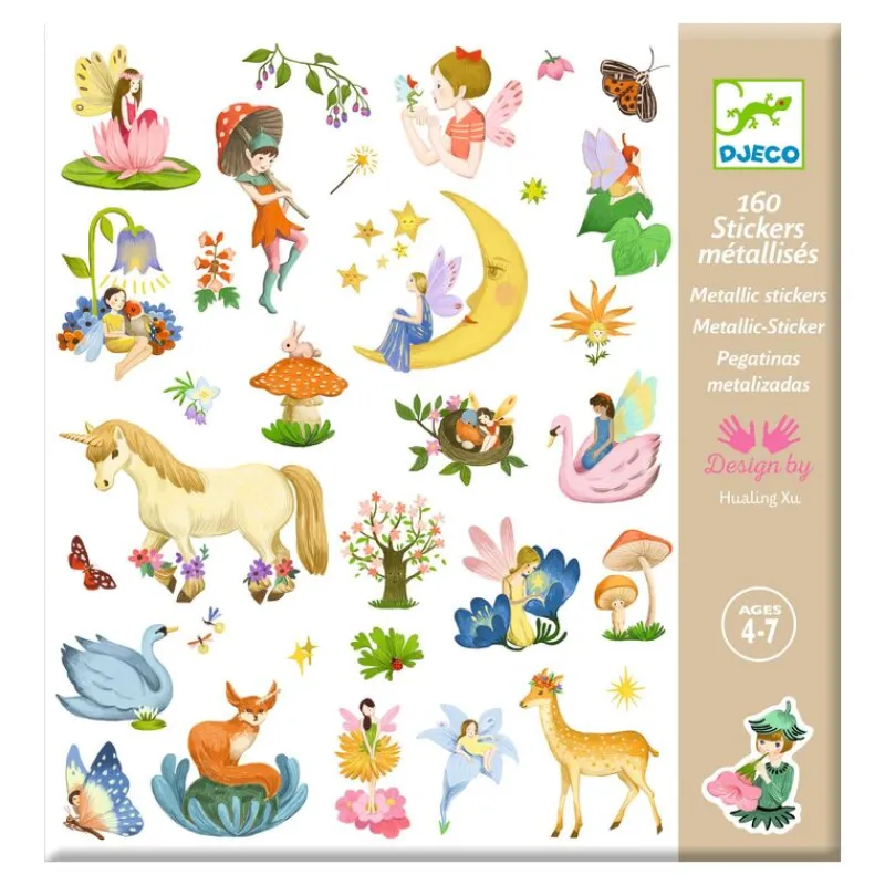 Djeco Stickers / Transfers|Art / Craft^Fantasy Stickers